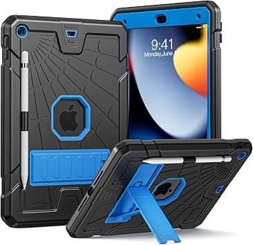 iPad 9th Generation Case for Kids Boys Girls 2021 | Shockproof iPad 10.2 Case 7 8 9 Gen with Stand | Heavy Duty Rugged iPad 8th/7th Generation Case with Pencil Holder 2020/2019 على Amazon.ae - متتبع الأسعار