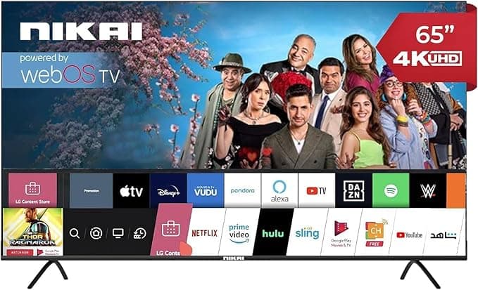 Nikai 65 Inch UHD LED WebOS Smart Tv Platinum Series, Magic Remote, Cinema Screen Design 4K Ultra HDR, Dolby Audio, Smart Voice Control, Apps YouTube, Netflix, Shahid – NIK65MEU4STN on Amazon.ae - Price Tracker