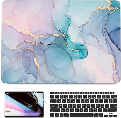 B BELK for MacBook Air 13 inch Case M1 2021 2020-2018, Blue Pink Marble on Amazon.ae - Price Tracker