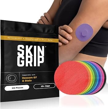 Skin Grip Rainbow Pack CGM Adhesive Patches - Waterproof & Sweatproof, 20 Count (Pack of 1) on Amazon.ae - Price Tracker
