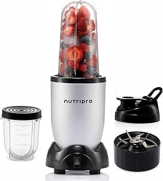NutriPro 500W Blender | Juicer Mixer Grinder & Smoothie Maker Machine (Silver, 2 Jars) – 1-Year Warranty on Amazon.ae - Price Tracker