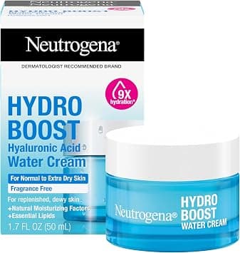 Neutrogena Hydro Boost Skincare Set, Hydro Boost Fragrance Free Water Cream Face Moisturizer, 1.7 fl oz, & Trial Size Hydro Boost Fragrance Free Hydrating Gel Facial Cleanser, 0.5 fl oz - Best Deal Finder