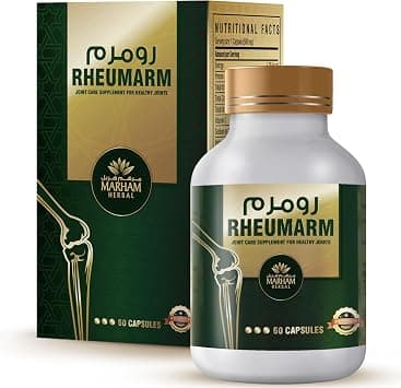 Rheumarm Capsules: Joint Care for Pain Relief, Knee Support, and Bone Strength Supplements - 60 Tablets على Amazon.ae - متتبع الأسعار
