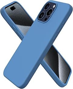 ORNARTO Liquid Silicone Case for iPhone 15 Pro MAX 6.7 inch, 3 Layers with Microfiber Lining, Silky Touch and Anti-Scratch, Blue - Amazon.ae Price Tracker