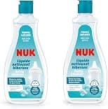 NUK Baby Bottle Cleanser | Ideal for Cleaning Baby Bottles, Teats & Accessories | Fragrance Free | pH Neutral | 100% Recycled Bottle Pack | 2 x 500 ML - Best Deal Finder