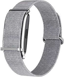 For Hume Band Replacement Strap, Nylon Loop Sport Wristband for Hume Health Band, Soft Breathable Adjustable Wrist Band for Fitness Tracker Women Men, Gray - Best Deal Finder