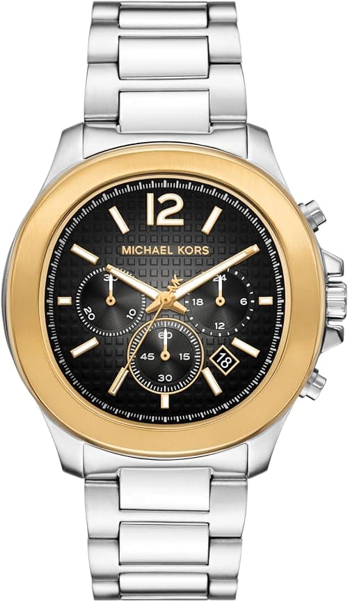 Michael Kors Sage Men's Watch, Stainless Steel for Men with Steel, Two-Tone على Amazon.ae - متتبع الأسعار
