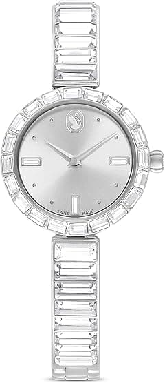 Swarovski [Official] [] Matrix Bangle Watch, Swiss Made Bracelet, Silver Type, Stainless Steel - Amazon.ae Price Tracker