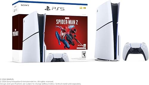 PlayStation 5 Slim Disc Console - Marvel’s Spider-Man 2 Bundle - International Version على Amazon.ae - متتبع الأسعار