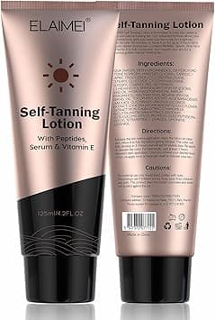 Self Tanner, Self Tanning Lotion for Body, Natural & Organic Ingredients Clear Sunless Tanning Lotion Best Sellers, Quick Tan for Bronzer Glow for Men & Women on Amazon.ae - Price Tracker