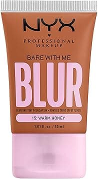 NYX PROFESSIONAL MAKEUP Blurring Tint Foundation, Medium Coverage, Matte Finish, With Niacinamide, Matcha and Glycerin, 12 Hours Hydrating, Bare With Me Blur, 30 ml, Shade: Warm Honey on Amazon.ae - Price Tracker