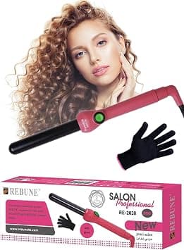 REBUNE RE-2030 Professional Hair Curler 25mm Dual Voltage Hair Curler Iron Fast Heat Up Ceramic Iron Hair Curly Wand on Amazon.ae - Price Tracker
