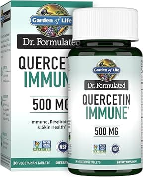 Garden of Life, Dr. Formulated, Quercetin Immune, 500 mg, 30 Vegetarian Tablets - Best Deal Finder