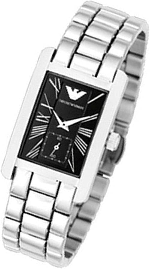 Emporio Armani Women's Black Dial Stainless Steel Band Watch - Ar0157, Analog Display, Quartz Movement على Amazon.ae - متتبع الأسعار