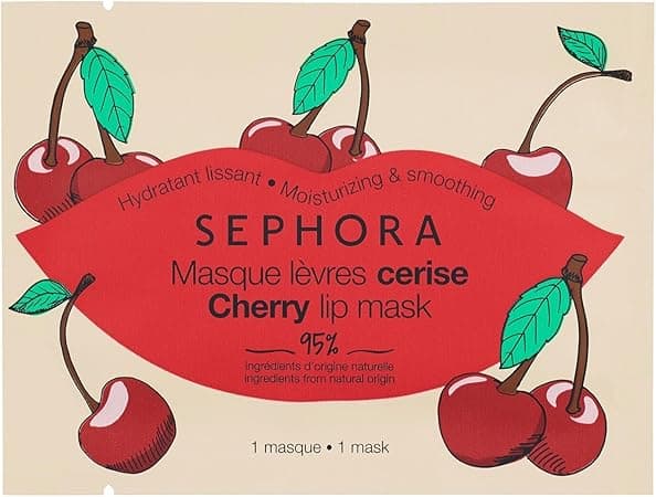 SEPHORA COLLECTION Cherry Lip Mask - Ultra-Moisturizing and Smoothing Treatment with Antioxidant-Rich Cherry Extract for Soft, Plump, and Revitalized Lips (1pc) on Amazon.ae - Price Tracker