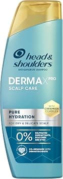 Head & Shoulders DermaXPro Pure Hydration Anti Dandruff Shampoo 300ml for Dry and Delicate Scalp & Hair, Free from Sulphated Surfactants, Silicones and Dyes, With Ceramide Complex - Best Deal Finder