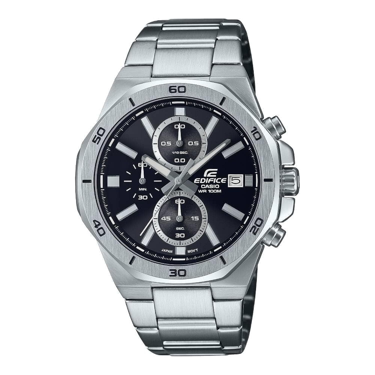 Casio Edifice Men's Watch - EFV-640D-1AVUDF Black Dial on Amazon.ae - Price Tracker