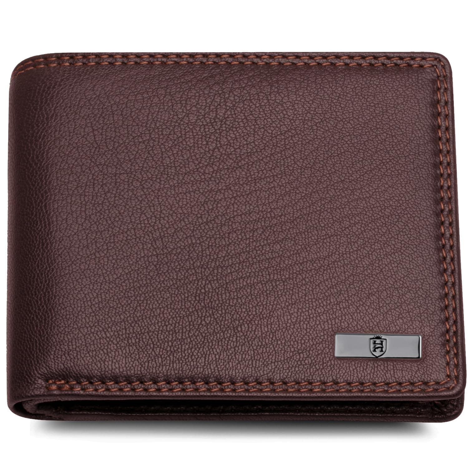 Hornbull Men's Stella Genuine Leather RFID Blocking Wallet (Brown) on Amazon.ae - Price Tracker