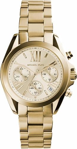 Michael Kors Bradshaw Women's Watch, Stainless Steel Chronograph Watch for Women with Steel or Leather Band - Best Deal Finder