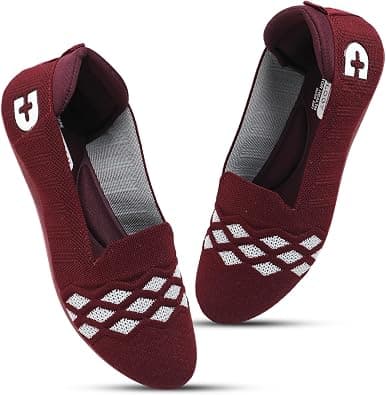 Doctor Health Stylish Knitted Design Shoe | Premium Classy Look Flat Jutis | Non Slip Lightweight Shoes Shoe for Women | Dailywear for Women | Women Jutis Bellies on Amazon.ae - Price Tracker
