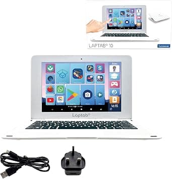 Lexibook LAPTAB® 10, Laptop with touch screen, Designed for the whole family, Educational and Fun content, Powered by Android™, Parental control, Ultra thin and light, LT10EN on Amazon.ae - Price Tracker
