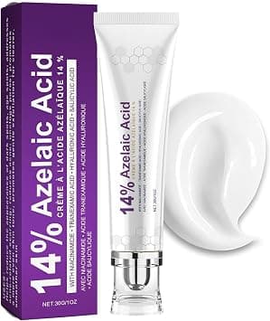 14% Azelaic Acid Acne Cream Redness Relief for Face Advanced Azelaic Acid Serum Redness Reducing Skin Care Prevents Acne Breakouts, Ease Pimple Clarify Skin Soothe Irritation on Amazon.ae - Price Tracker