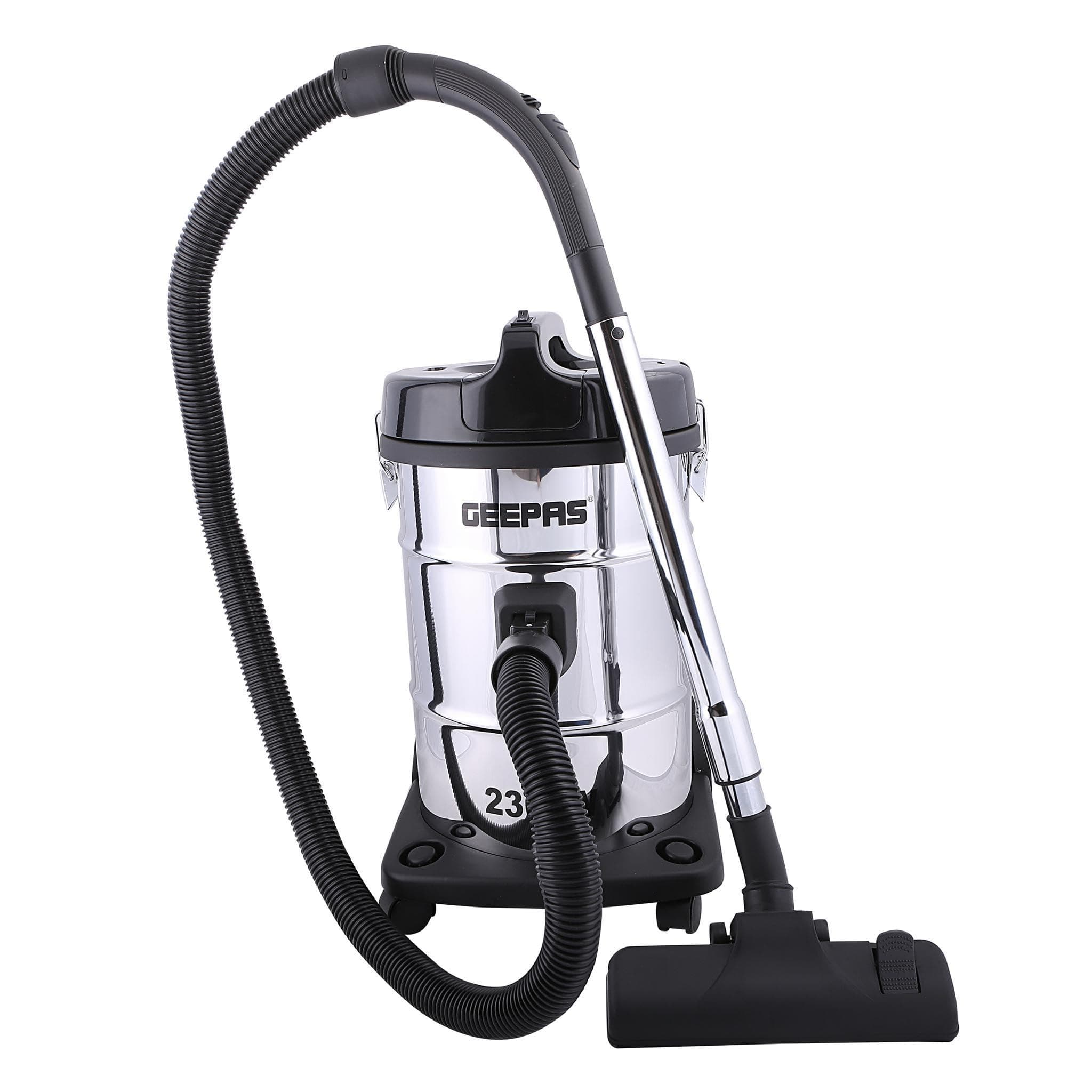 Geepas 2300W 2-In-1 Blow And Dry Vacuum Cleaner – Powerful Copper Motor, 23L Stainless Steel Tank – Dust Full Indicator - 2-Year Warranty"Min 1 year manufacturer warranty" on Amazon.ae - Price Tracker