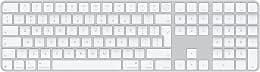 Apple Magic Keyboard with Touch ID and Numeric Keypad for Mac models with Apple silicon - International English - White Keys ​​​​​​​ - Best Deal Finder