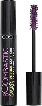 GOSH Boombastic Crazy Mascara for Extreme Volume and Long Eyelashes, Volume Mascara with Precise Brush Head, Eyelashes without Clumps, Skin-Friendly and Fragrance-Free, 006 Dusty Violet on Amazon.ae - Price Tracker