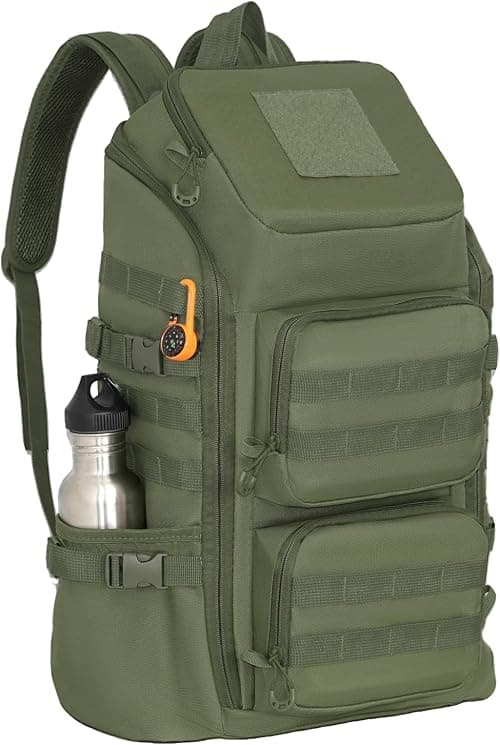 Lightweight Tactical Backpacks with Laptop Compartment for Men 40L EDC MOLLE Military Style 17 in Computer with Cup Holder Travel Hiking Daypack على Amazon.ae - متتبع الأسعار
