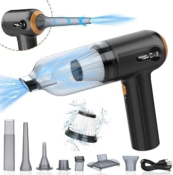 4-in-1 Handheld Car Vacuum Cleaner, 15000Pa Cordless Portable Air Blower - متتبع أسعار Amazon.sa