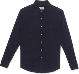 American Eagle Mens 3024 CF CSC COTTON LINEN GARMENT DYED SHIRT Modern (pack of 1) - دليلك لأفضل العروض