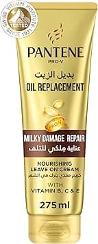 Pantene Pro-V Milky Damage Repair Oil Replacement Leave-On Cream, 275ml on Amazon.ae - Price Tracker