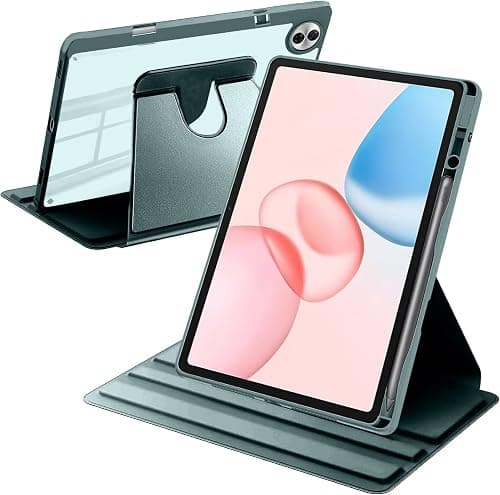 Rotating Case for Honor Pad 10 12.1 Inch Dark Green على Amazon.ae - متتبع الأسعار