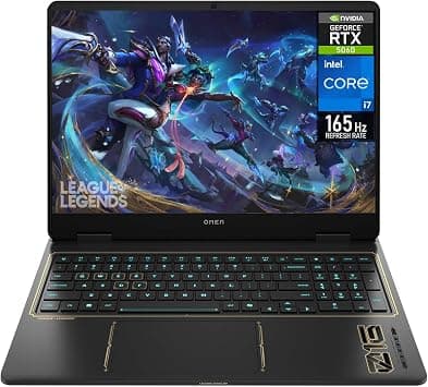 HP OMEN League of Legends Limited Edition 16 Gaming Laptop, Intel Core i7-14650HX, 16 inches, 32GB RAM, GeForce RTX 5060, 1TB SSD, Shadow Black على Amazon.ae - متتبع الأسعار