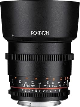 Rokinon Cine DS DS85M-NEX 85mm T1.5 AS IF UMC Full Frame Lens for Sony E Mount على Amazon.ae - متتبع الأسعار