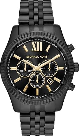 Michael Kors Lexington Watch für Herren, 44mm Quarz-Chronographenwerk mit Edelstahlarmband on Amazon.ae - Price Tracker