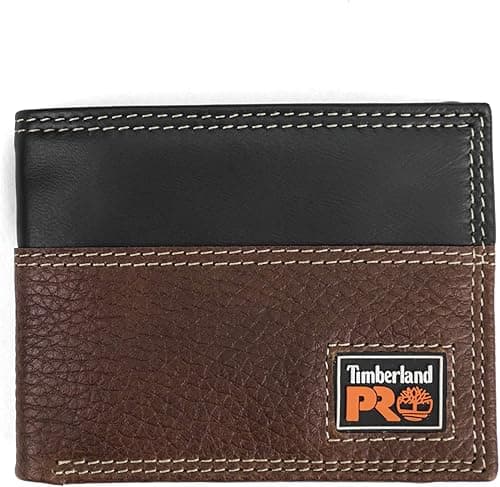 Timberland PRO Men's Slim Leather RFID Bifold Wallet with Back ID Window on Amazon.ae - Price Tracker