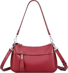Over Earth Leather Handbags for Women Small Hobo Shoulder Bag Ladies Crossbody Purse - Best Deal Finder