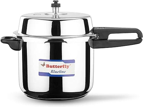 Butterfly BL-10L Blue Line Stainless Steel Pressure Cooker, 10-Liter on Amazon.ae - Price Tracker