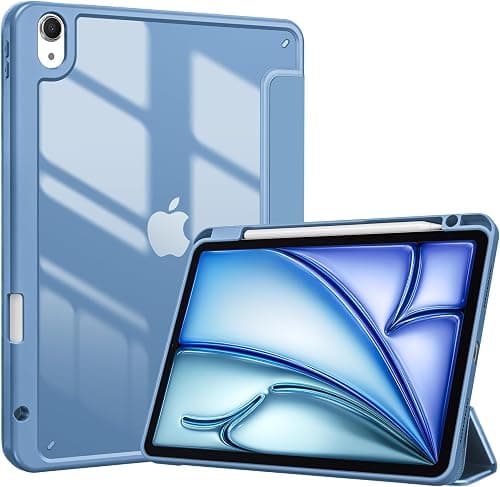 ProCase Smart Case for iPad Air 11-inch M4 (2026, 8th Gen) / M3 (2025) / M2 (2024) & 10.9 Inch iPad Air 5th (2022) & 4th (2020), Protective Cover with Pencil Holder -Blue | Pencil holder, slim stand and auto wake/sleep for iPad Air 11" M4/M3/M2 and 10.9" 5th/4th Gen on Amazon.ae - Price Tracker