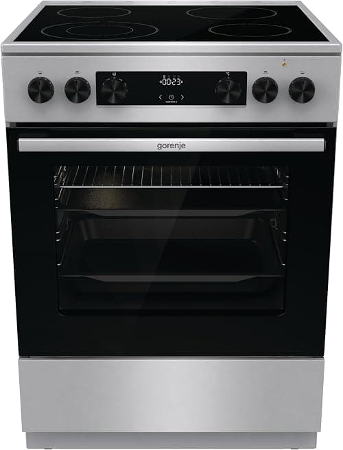 Gorenje 60 cm Freestanding Ceramic Cooker GECS6C70XC – Premium 4-Zone Ceramic Hob with Fan-Assisted Oven & AirFry Function on Amazon.ae - Price Tracker
