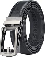 HIMI Men's Comfort Genuine Leather Ratchet Dress Belt with Automatic Click Buckle - Best Deal Finder