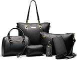 2E-youth womens Purses and Handbags Set tote handbag satchel shoulder bag purse - دليلك لأفضل العروض