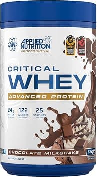 Applied Nutrition Critical Whey Protein Powder – 24g Protein per Serving, High Protein Powder, Protein Shake with BCAAs & Glutamine – Muscle Growth & Recovery (825g - 25 Servings) (Chocolate) on Amazon.ae - Price Tracker