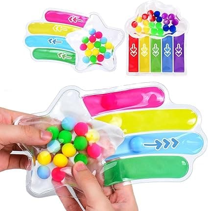KASTWAVE 2 PCS Toddler Color Sorting Sensory Toys - Quiet Calm Down Supplies, Fine Motor Matching Game, Preschool Learning Activities Toys for Kids 3+ on Amazon.ae - Price Tracker