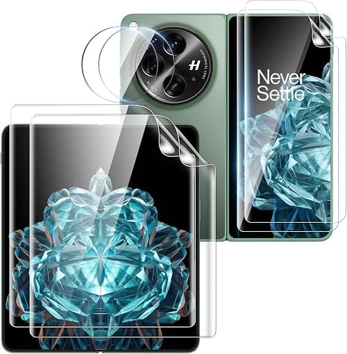 TERRIFI 6-in-1 for Oneplus Open Screen Protector, 2 Pack Inside, Front and Camera Lens Protector With Flexible Film, High Clear No Bubbles for Oneplus Open 5G على Amazon.ae - متتبع الأسعار