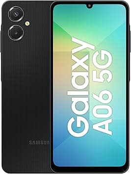 Samsung Galaxy A06 5G (Black, 4GB RAM, 64GB Storage) | 17.13 cm HD+ Display | 50MP Dual Camera | 5000mAh Battery | IP54 Rated | Expandable Storage | Works Worldwide | Indian Version - Amazon.ae Price Tracker