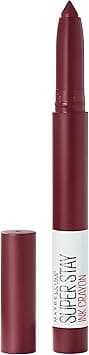 Maybelline Super Stay Ink Crayon Lipstick Makeup, Precision Tip Matte Lip Crayon with Built-in Sharpener, Longwear Up To 8Hrs, Settle For More, Berry Wine Purple, 1 Count on Amazon.ae - Price Tracker