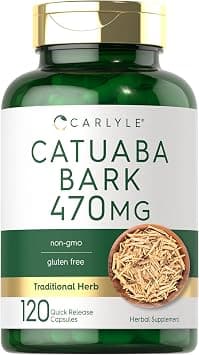 Carlyle Catuaba Bark Extract | 470mg | 120 Capsules | for Men and Women | Non GMO and Gluten Free على Amazon.ae - متتبع الأسعار